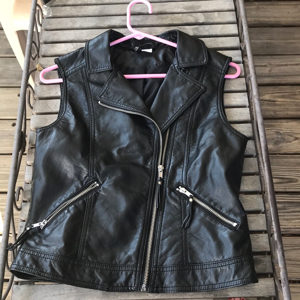 Leather vest